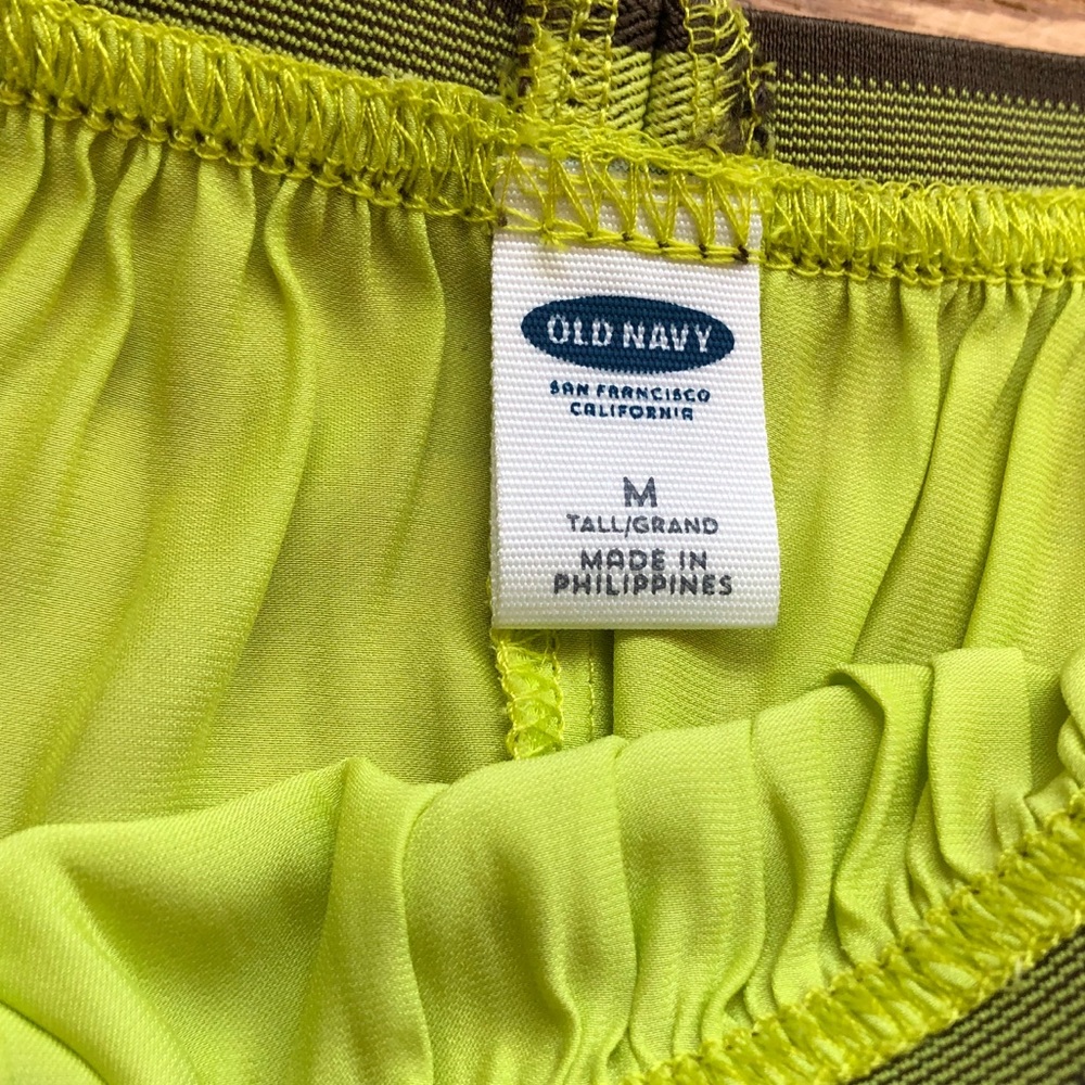 EUC Old Navy Bright Chartreuse Long Maxi Skirt M - Picture 2 of 4